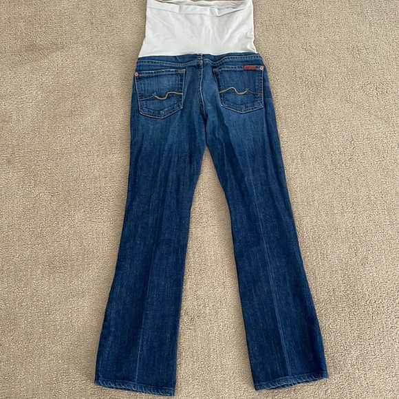 7 for all mankind designer maternity jeans - Picture 2 of 2